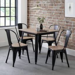 Cheshire Ashford Premium Metal Dining Chairs - Set of 4 - thumbnail 6
