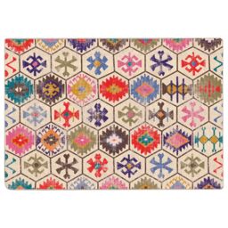 Berkfield Home Rug Washable Multicolour 160x230 cm Anti Slip - Size: 100 cm diameter - thumbnail 2