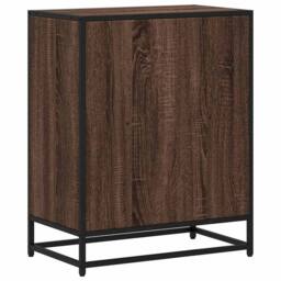 Berkfield Home Book Cabinet Brown Oak 60x35x76 cm Engineered Wood - Size: 60 x 35 x 76 cm - thumbnail 6
