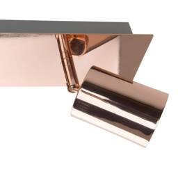 Wyld and Coco Four Light Copper Ceiling Track Lamp Adjustable Industrial - thumbnail 4