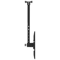 Berkfield Home TV Ceiling Mount for 32-65 Inch Screen Max VESA 400x400 mm 40kg in Black - thumbnail 4