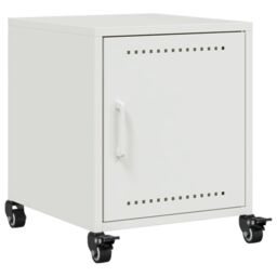 Berkfield Home Bedside Cabinets 2 pcs White 36x39x43.5 cm Steel - thumbnail 5