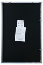 "MirrorOutlet The Artus - Silver Aluminium Edged Wall Mirror 35"" X 24"" (90CM X 60CM) - Size: 1 Pack" - thumbnail 3