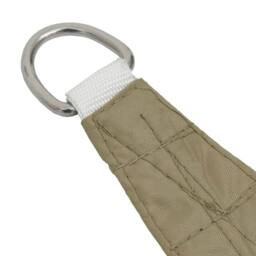 Berkfield Home Sunshade Sail Oxford Fabric Square 4.5x4.5 m Beige - thumbnail 4