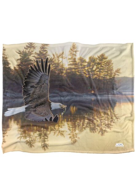 Wild Wings Gone Fishing 2 Silky Touch Super Soft Throw Blanket 152 X 127 cm in White - image 1