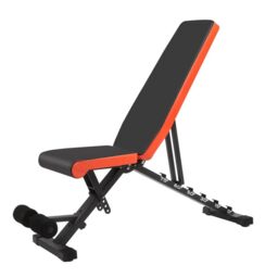 EONLION Adjustable Weight Bench, Incline Decline Home Gym Equipment in Black