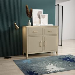 Cabinet Bits Palazzi 2 Door 2 Drawer Sideboard in Beige - thumbnail 1