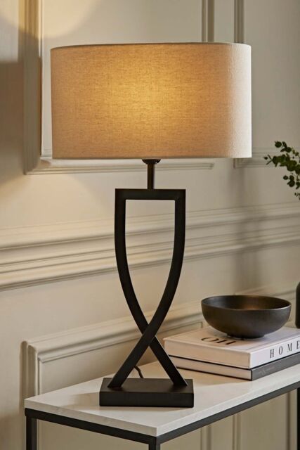 ValueLights Katniss Black Metal Industrial Tall Table Lamp - image 1