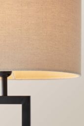 ValueLights Katniss Black Metal Industrial Tall Table Lamp - thumbnail 4