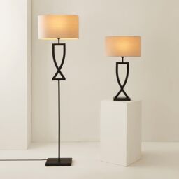ValueLights Katniss Black Metal Industrial Tall Table Lamp - thumbnail 6