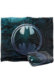 Batman Blanket, 152x127 cm, Batcave Bat Symbol Logo Silky Touch Super Soft Throw Blanket in White - Size: 152x127 cm - thumbnail 2