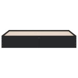 Berkfield Home Bed Frame with Drawers without Mattress Black 160x200 cm - thumbnail 6