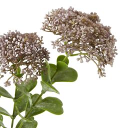 Hill Interiors Sedum Spray Artificial Flower in Purple - thumbnail 3