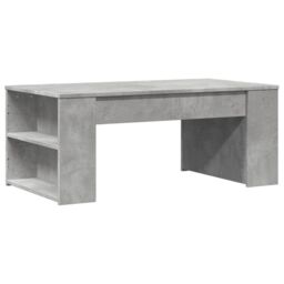 Berkfield Home Coffee Table Concrete Grey 102x55x42 cm Engineered Wood - Size: 102 x 55 x 42 cm - thumbnail 2