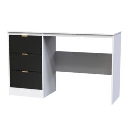 Ready Assembled 2 U Denver 3 Drawer Desk (Ready Assembled) in Black - thumbnail 3