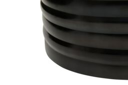 Orsina Set Of Two Round Coffee Tables, Black & Brass Finish Handcrafted Aluminium Tables, Coffee Table Set - thumbnail 4
