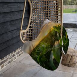 Benjamin Tate Design field at sunset Designer Blanket Designer Blanket in Natural - Size: 120 cm x 150 cm - thumbnail 3