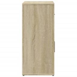 Berkfield Home Sideboard Sonoma Oak 60x31x70 cm Engineered Wood in Light Tan - Size: 60 x 31 x 70 cm - thumbnail 6