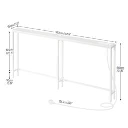 SPETLEK Hallway Table in White - thumbnail 2