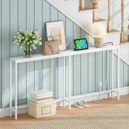 SPETLEK Hallway Table in White - thumbnail 3