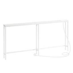 SPETLEK Hallway Table in White