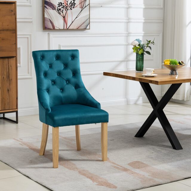 Artemis Home Ravenna Velvet Dining Chairs - Set of 2 in Teal - image 1