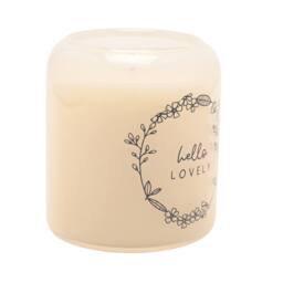 Moments Hello Lovely Candle Small in Cream - thumbnail 3