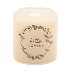 Moments Hello Lovely Candle Small in Cream - thumbnail 2