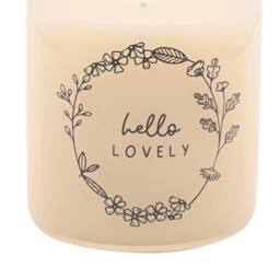 Moments Hello Lovely Candle Small in Cream - thumbnail 4