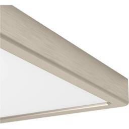 Loops 2 PACK Sleek Satin Nickel Square Ceiling Light for Indoor Space in Metallics - thumbnail 5