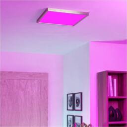 Loops 2 PACK Sleek Satin Nickel Square Ceiling Light for Indoor Space in Metallics - thumbnail 7