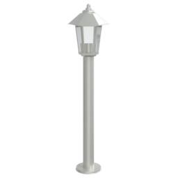 Berkfield Home Outdoor Floor Lamp Silver 80 cm Stainless Steel - thumbnail 2