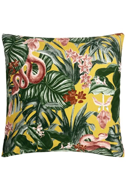 Furn Medinilla Tropical Water & UV Resistant Outdoor Cushion in Mustard - image 1