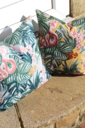 Furn Medinilla Tropical Water & UV Resistant Outdoor Cushion in Mustard - thumbnail 3
