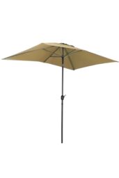 Living and Home 3m*2m Waterproof Rectangular Garden Parasol（Base is not included） in Khaki - thumbnail 4