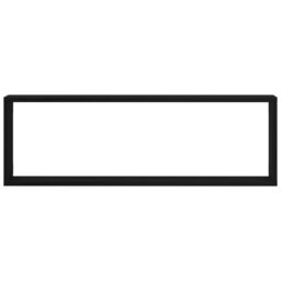 Berkfield Home Wall Shelves - Set of 4, Black Oak, 80x15x26 cm, Made from Engineered Wood - Size: 80 x 15 x 26 cm - thumbnail 8