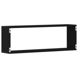 Berkfield Home Wall Shelves - Set of 4, Black Oak, 80x15x26 cm, Made from Engineered Wood - Size: 80 x 15 x 26 cm - thumbnail 7