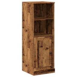 Berkfield Home Highboard Old Wood 36x35.5x103.5 cm Engineered Wood in Brown - thumbnail 2