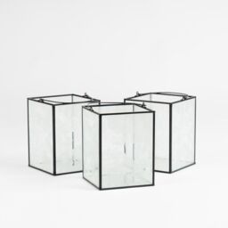 Scottish Everlastings Ltd Set of 3 Star Lanterns in Black - thumbnail 2