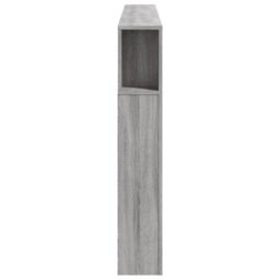 Berkfield Home LED Headboard Grey Sonoma 200 cm Engineered Wood - thumbnail 4