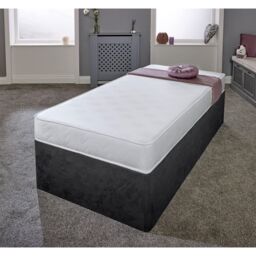eXtreme Comfort Ltd Damask Essentials White Comfort Flattop Mattress - Size: Single - thumbnail 5