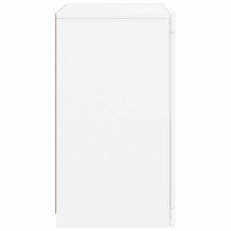 Berkfield Home Side Cabinets with LED Lights 2 pcs White Engineered Wood - thumbnail 9