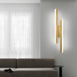 Goeco Modern LED Wall Light 16W Gold 3 Colour Temperatures 3000K/4500K/6500K - thumbnail 5