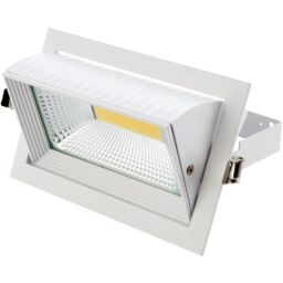 Loops 2 PACK Fully Adjustable Ceiling Downlight - 35W Cool White LED - Matt White - thumbnail 4