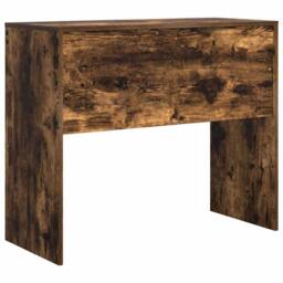 Berkfield Home Modern Writing Desk Smoked Oak Engineered Wood 90 x 40 x 76 cm in Brown - thumbnail 7