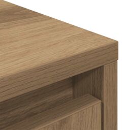 Berkfield Home Cabinet with Drawer Artisan Oak 55.5x34x119.5 cm Engineered Wood in Brown - thumbnail 9