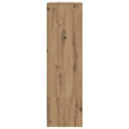 Berkfield Home Cabinet with Drawer Artisan Oak 55.5x34x119.5 cm Engineered Wood in Brown - thumbnail 7