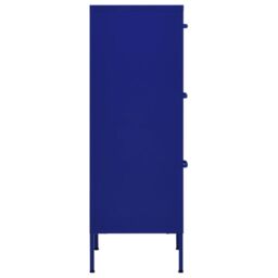 Berkfield Home Storage Cabinet Navy Blue 42.5x35x101.5 cm Steel - thumbnail 4