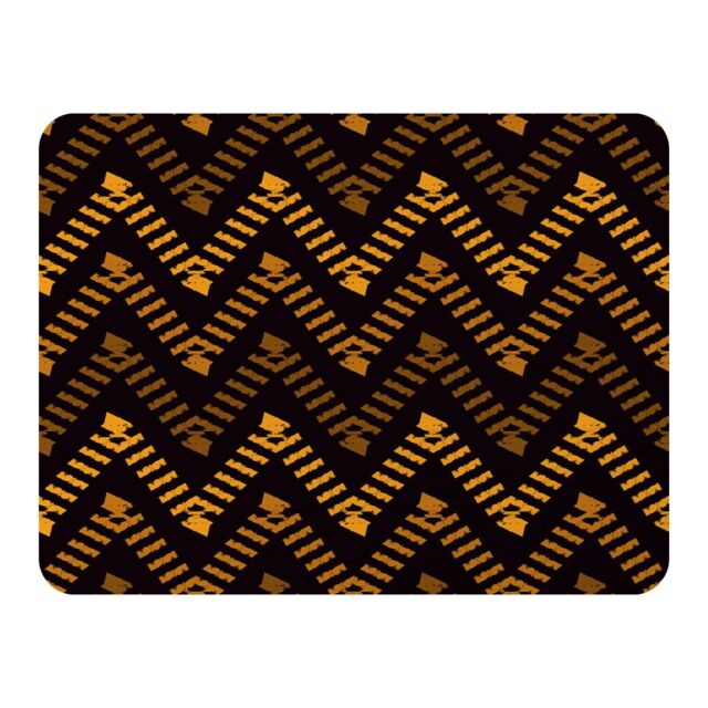 Benjamin Tate Design Freehand Horizontal Zigzag Chevron Stripes Boho Chic Blanket in Natural - Size: 120 cm x 150 cm - image 1