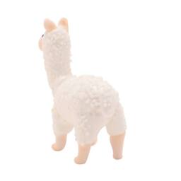 Objets d'Art Miniature Glass Figurine Alpaca in White - thumbnail 4